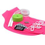 Air Mesh Nähset für 2 Bauchtaschen - neonpink
