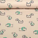 Flannel i bomuld - Dinos Beige