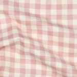 Baumwoll-Flanell - Karo Ecru Rosa