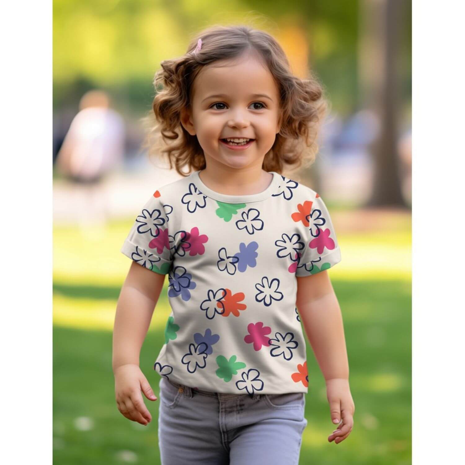 Jersey - Blumen Ecru-1 Jersey - Blumen Ecru-1