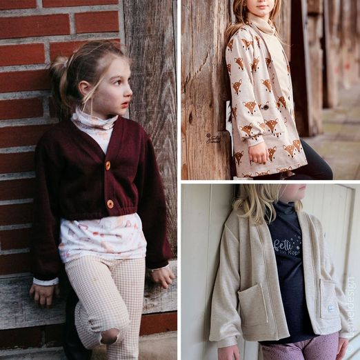 Cardigan - York Kids - Schnittmuster eBook