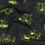 Jersey - Impresión digital Vehículos de construcción Negro Neón Jersey - Impresión digital Vehículos de construcción Negro Neón