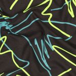 Jersey - Abstrakt Antracit Neon Jersey - Abstrakt Antracit Neon