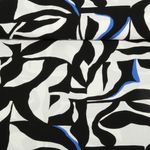 Viscose EcoVero - Feuilles Noir