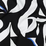 Viscose - Feuilles noires EcoVero Viscose - Feuilles noires EcoVero