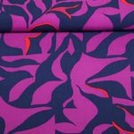 Viscose EcoVero - Feuilles Violet