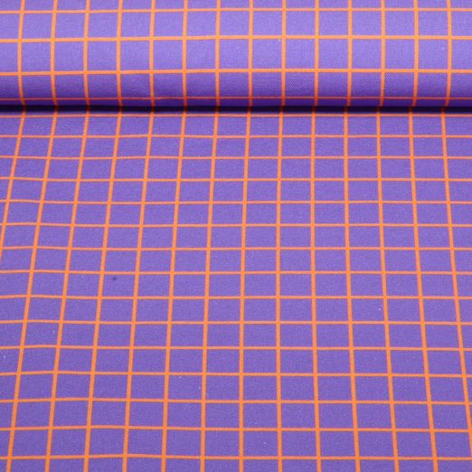 Toile canevas bio - Hamburger Liebe Impr. digi. Beetles & Bugs Grids Violet