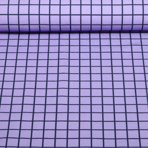 Toile canevas bio - Hamburger Liebe Impr. digi. Beetles & Bugs Grids Lilas