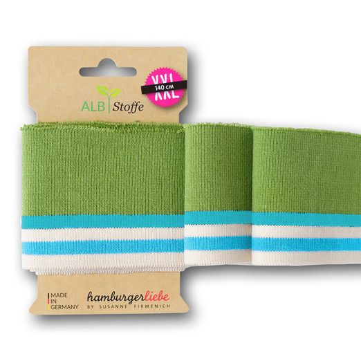 Bord côte Cuff Me College - Vert-Turquoise
