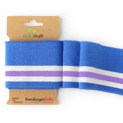 Bord côte Cuff Me College - Bleu-Lilas