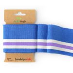 Bord côte Cuff Me College - Bleu-Lilas