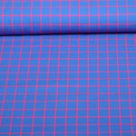 Bio Canvas - Hamburger Liebe Digitaldruck Beetles & Bugs Grids Blau
