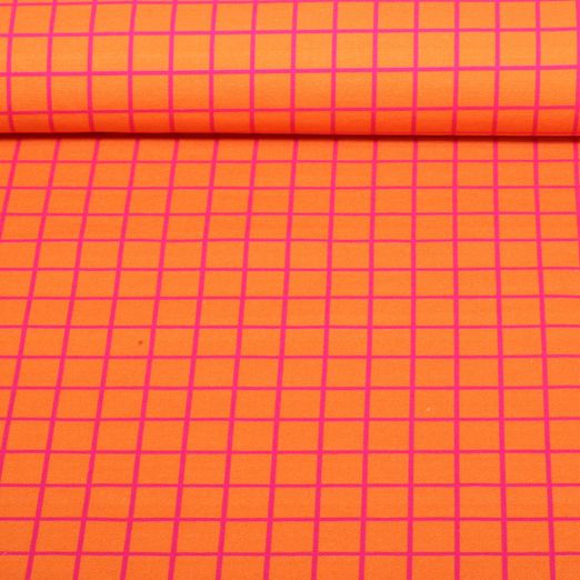 Toile canevas bio - Hamburger Liebe Impr. digi. Beetles & Bugs Grids Orange