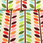 Organic Canvas - Hamburger Liebe Digitalt tryck Beetles & Bugs Moonflower Ecru