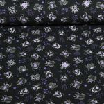 Mousseline bio lisse - Hamburger Liebe Impr. digi. Beetles & Bugs Tickle Noir