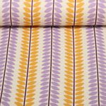 Jersey jacquard bio - Hamburger Liebe Beetles & Bugs Liana Jaune Violet
