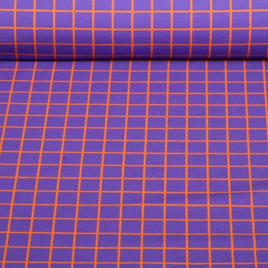 Bio Sommersweat - Hamburger Liebe Digitaldruck Beetles & Bugs Grids Lila