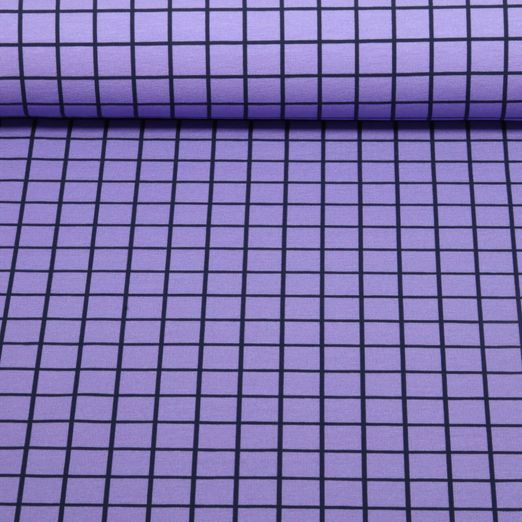 Bio Sommersweat - Hamburger Liebe Digitaldruck Beetles & Bugs Grids Flieder