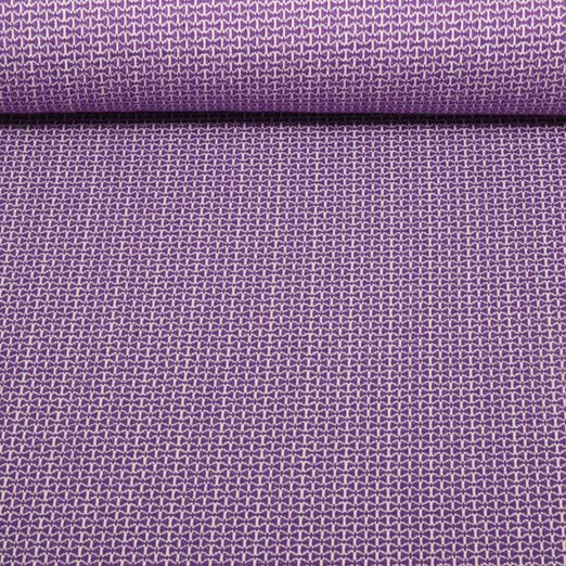 Jersey jacquard bio - Hamburger Liebe Beetles & Bugs Mini Bow Knit Violet