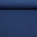 Ekologisk Jacquard Jersey - Beetles & Bugs Jacquard Mini Bow Stickad Blå