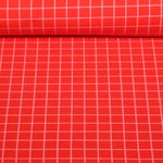 Sweat d'été bio - Hamburger Liebe Impression digitale Beetles & Bugs Grids Rouge