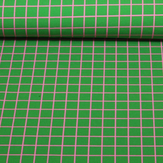Sweat d'été bio - Hamburger Liebe Impr. digi. Beetles & Bugs Grids Vert