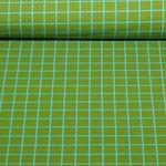 Velours d'été bio - impression numérique Beetles & Bugs Grids vert mousse