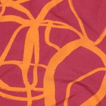 Klännads- och blusmaterial - Stretch abstrakt rosa orange Klännads- och blusmaterial - Stretch abstrakt rosa orange