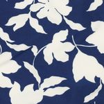 Mekko- ja puserokangas - Stretch kukat sininen Mekko- ja puserokangas - Stretch kukat sininen