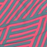 Mekko- ja puserokangas - Stretch-geometrinen pinkki Mekko- ja puserokangas - Stretch-geometrinen pinkki
