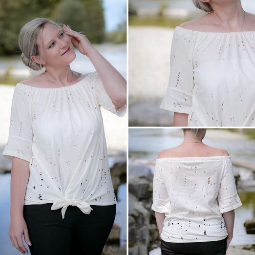 Carmenbluse - Marlee - Schnittmuster eBook