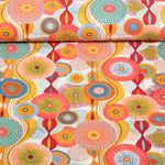 Coton - Mandalas Blanc Multicolore