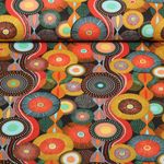 Coton - Mandalas Noir Ocre