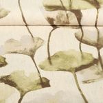 Lin viscose - Impression digitale Grandes fleurs Vert clair