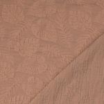 Kankaiden ja paitojen kangas – Jacquard lehdet Taupe Kankaiden ja paitojen kangas – Jacquard lehdet Taupe