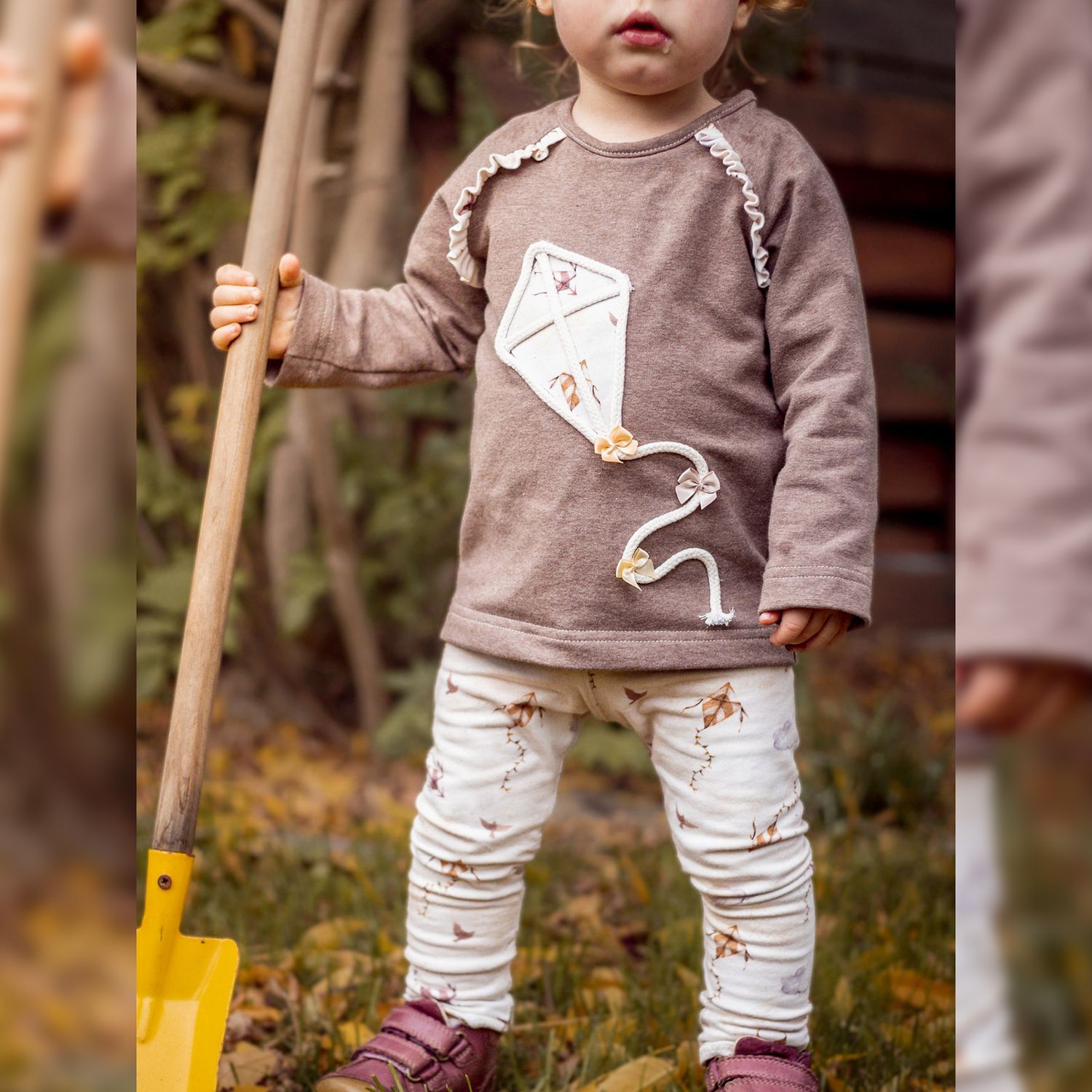 Shirt / Kleid / Tunika - Ruffled Raglan - Schnittmuster eBook-4 Shirt / Kleid / Tunika - Ruffled Raglan - Schnittmuster eBook-4