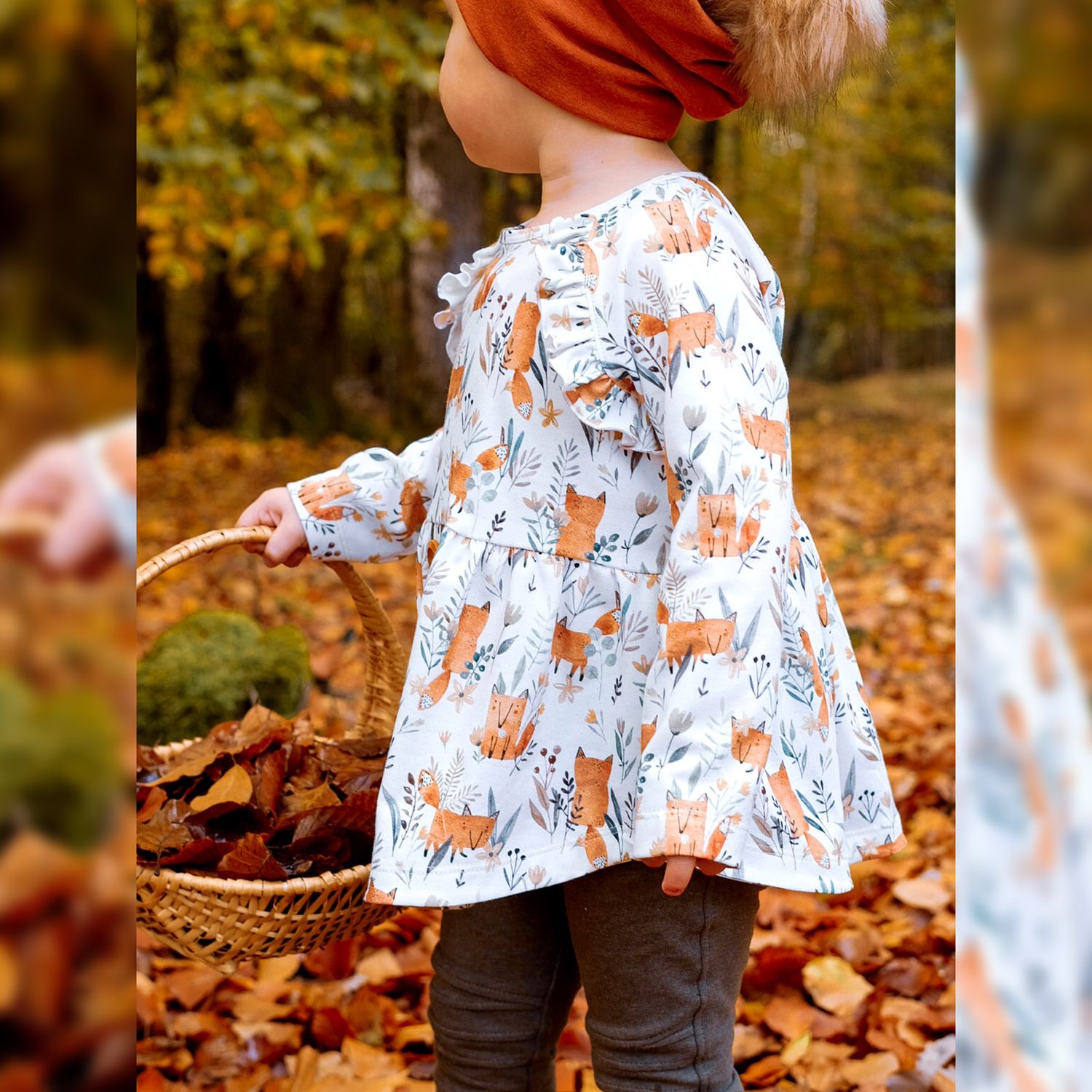 Shirt / Kleid / Tunika - Ruffled Raglan - Schnittmuster eBook-11 Shirt / Kleid / Tunika - Ruffled Raglan - Schnittmuster eBook-11