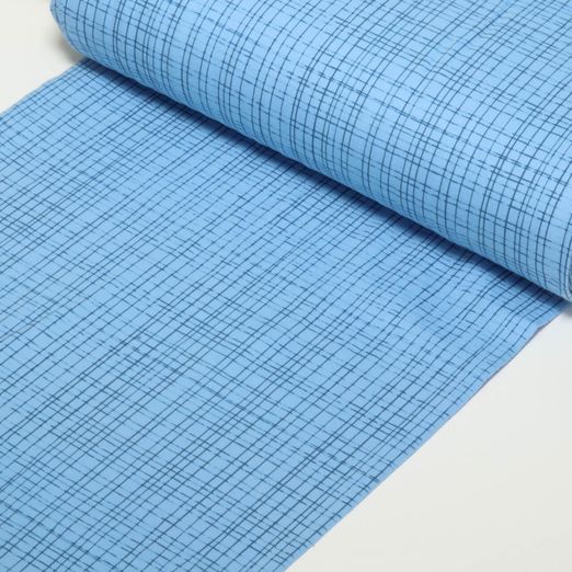 Sanetta Bündchen - Schmal Gitter Hellblau Blau