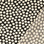 Popelina de viscosa - Lunares negros