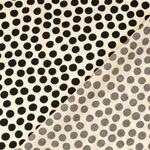 Popeline de viscose – pois écru Popeline de viscose – pois écru