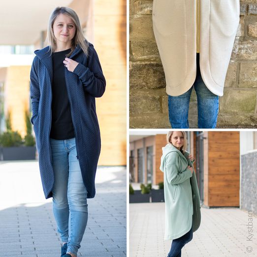 Longjacke - Harpljud - Schnittmuster eBook