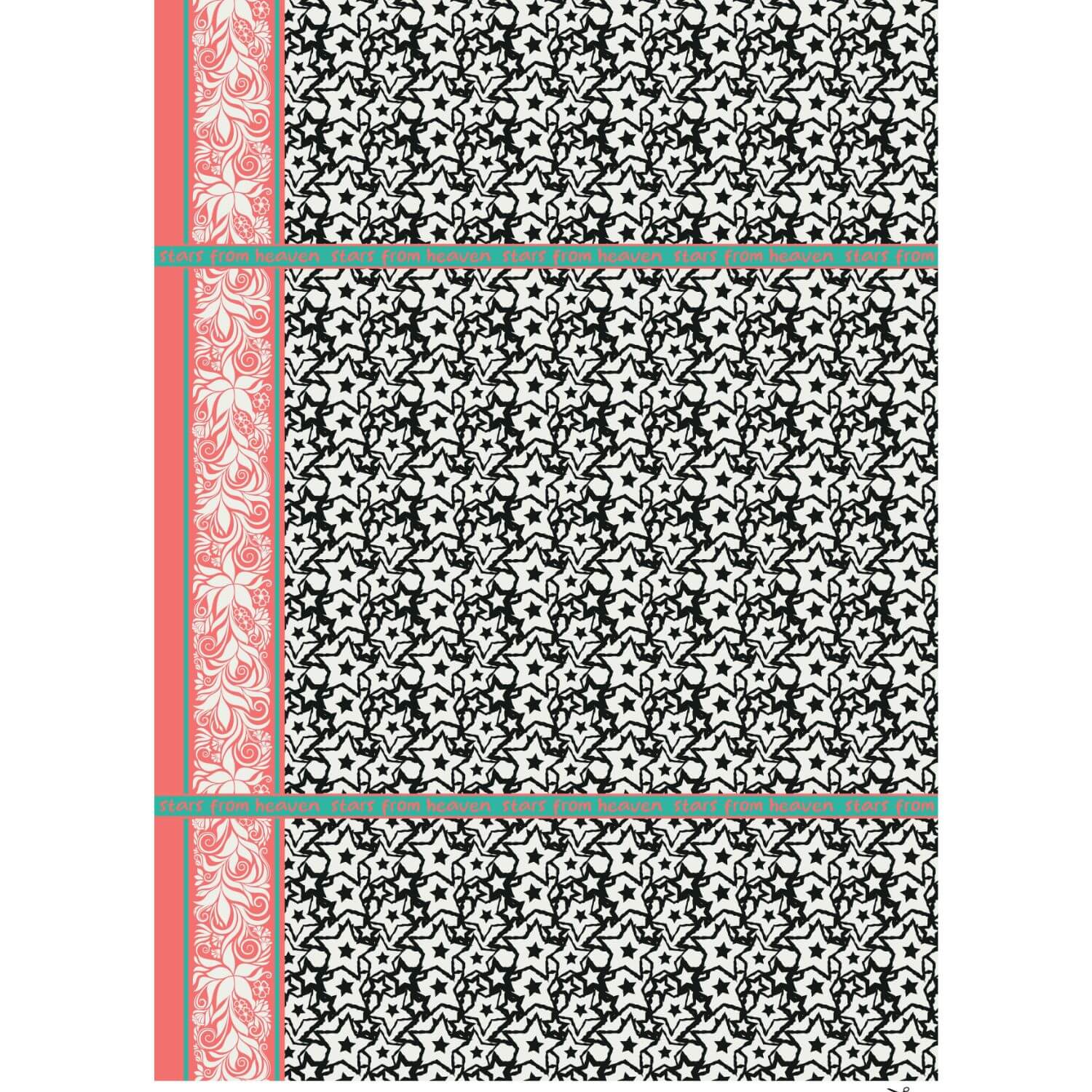 Panel Viskose Voile - Beach Kollektion Sterne Multicolor-0 Panel Viskose Voile - Beach Kollektion Sterne Multicolor-0