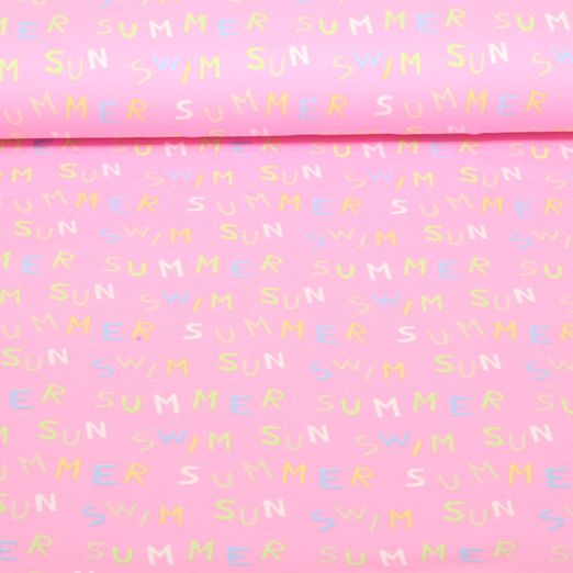 Jersey - Tissu à combiner Eté Rose