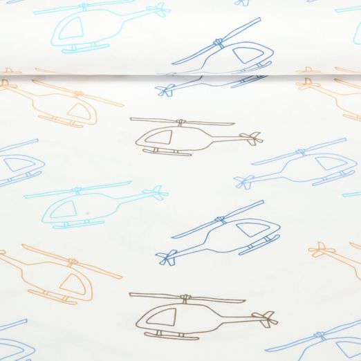Jersey - Helikopter Weiß Blau