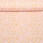 Jersey - Petites branches de fleurs Rose