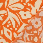 Tecido para vestidos e blusas - Flores laranja Tecido para vestidos e blusas - Flores laranja
