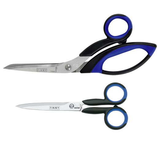 OFFRE SPÉCIALE KRETZER FINNY Ciseaux professionnels pour tissus - 8" / 20 cm + 8" / 15 cm gratuits