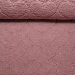 Polaire teddy - Coeurs gaufrés Mauve