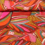 Toile de coton canevas - Beach Collection Fleurs Multicolore par Roeqiya Fris