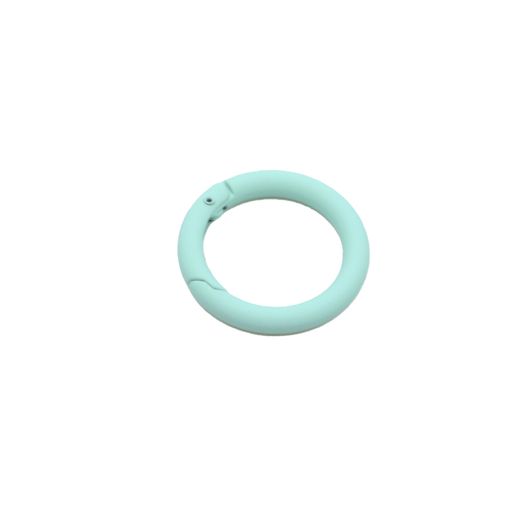 Mousqueton rond 25mm Vert menthe D871
